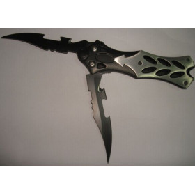 Double open game folding knife UD07004